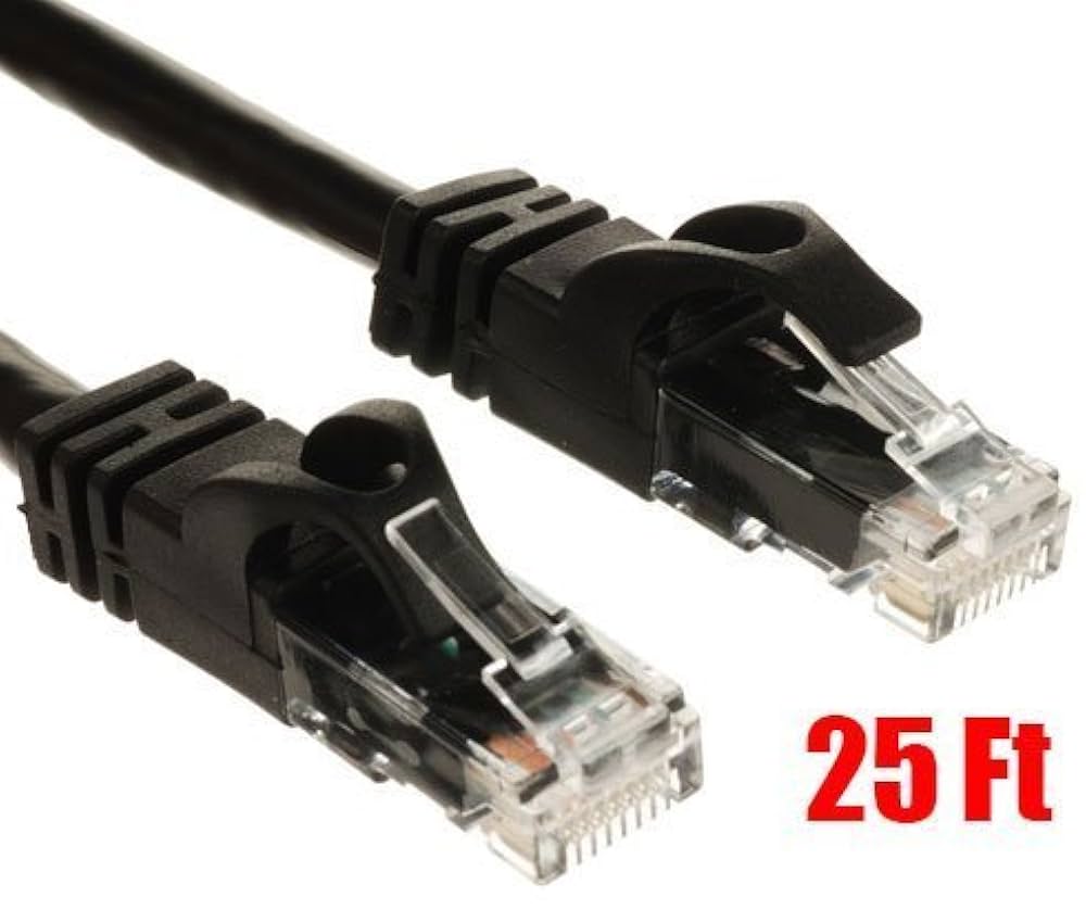 Amazon.com: 25 Ft (25ft) Cat6 Ethernet Network Patch Cable